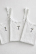 Personalized Embroidered Tank Top, Custom Embroidery Crop top Mrs Bride gift, Bachelorette party idea