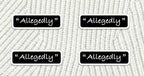 Allegedly Sticker | Funny Law School Laptop Decal